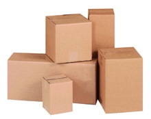 multiple corrugated boxes