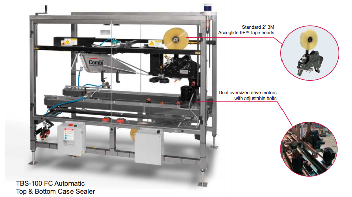 food and beverage industry carton sealing machine